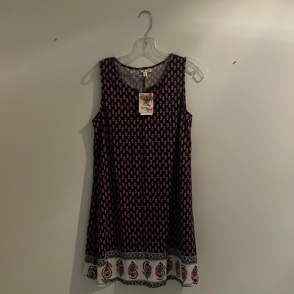 Boho Patterned Shift Dress
